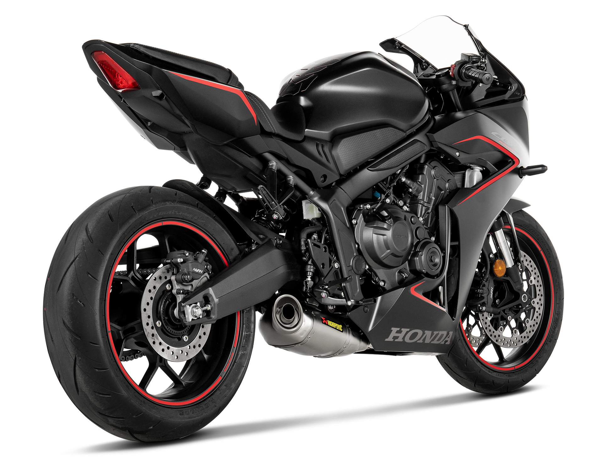 AKRAPOVIC S-H6R15-AFT Honda CB650R (2024+) Exhaust System "Racing Line" (titanium) – Accessories in the 2WheelsHero Motorcycle Aftermarket Accessories and Parts Online Shop