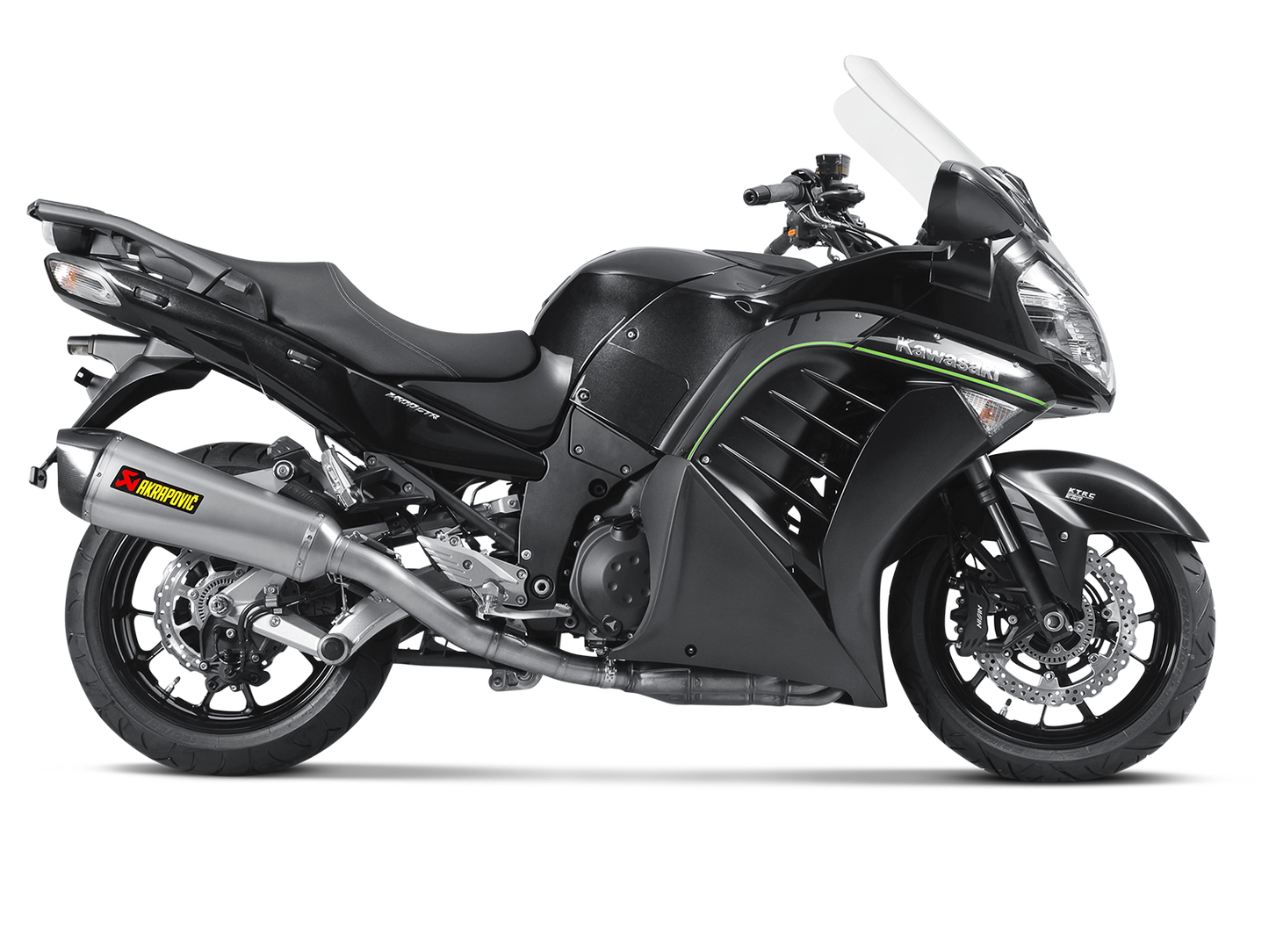AKRAPOVIC S-K14SO5-HZAAT Kawasaki 1400 GTR / Concours 14 (2017+) Slip-on Exhaust (titanium) – Accessories in the 2WheelsHero Motorcycle Aftermarket Accessories and Parts Online Shop
