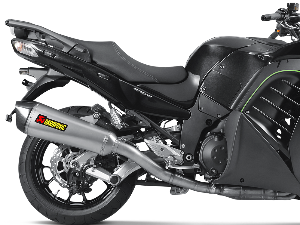 AKRAPOVIC S-K14SO5-HZAAT Kawasaki 1400 GTR / Concours 14 (2017+) Slip-on Exhaust (titanium) – Accessories in the 2WheelsHero Motorcycle Aftermarket Accessories and Parts Online Shop