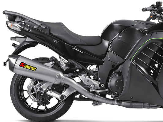 AKRAPOVIC S-K14SO5-HZAAT Kawasaki 1400 GTR / Concours 14 (2017+) Slip-on Exhaust (titanium) – Accessories in the 2WheelsHero Motorcycle Aftermarket Accessories and Parts Online Shop