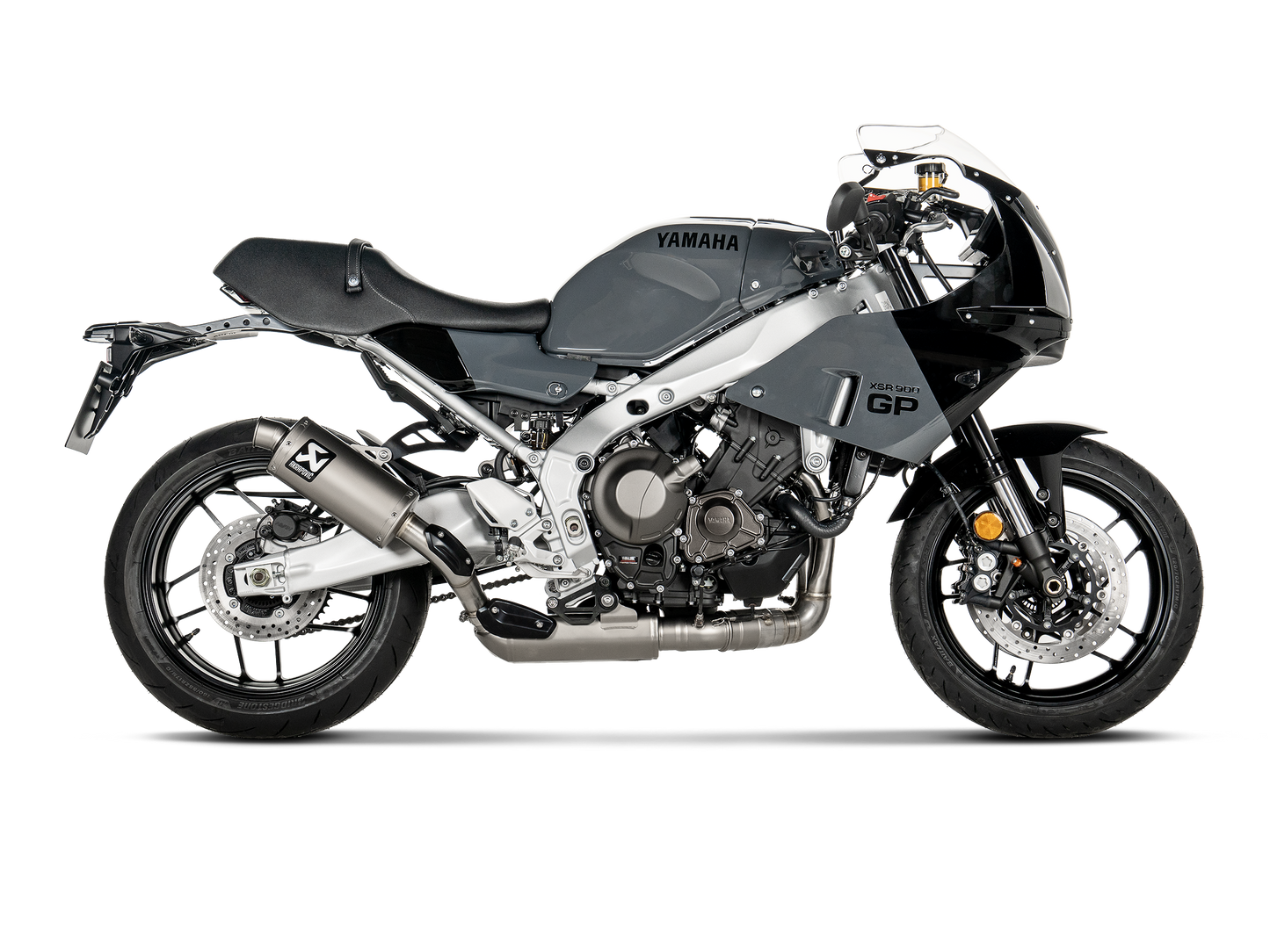 AKRAPOVIC S-Y9R16-HDT/2 Yamaha XSR 900 / GP (2025+) Exhaust System "Racing Line" (titanium) – Accessories in the 2WheelsHero Motorcycle Aftermarket Accessories and Parts Online Shop