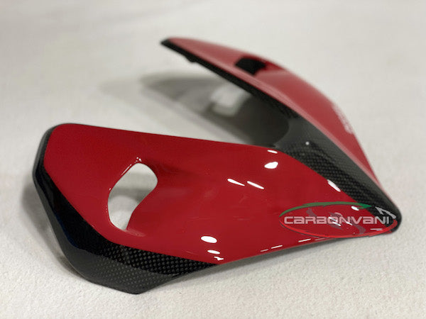 CARBONVANI Ducati Streetfighter V2 (2022+) Carbon Headlight Cover (upper; red)