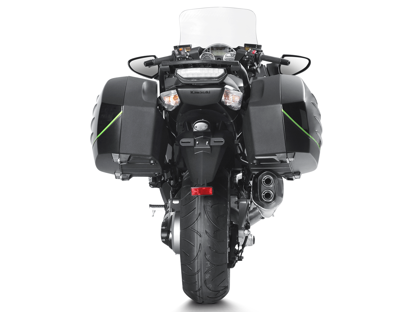 AKRAPOVIC S-K14SO5-HZAAT Kawasaki 1400 GTR / Concours 14 (2017+) Slip-on Exhaust (titanium) – Accessories in the 2WheelsHero Motorcycle Aftermarket Accessories and Parts Online Shop