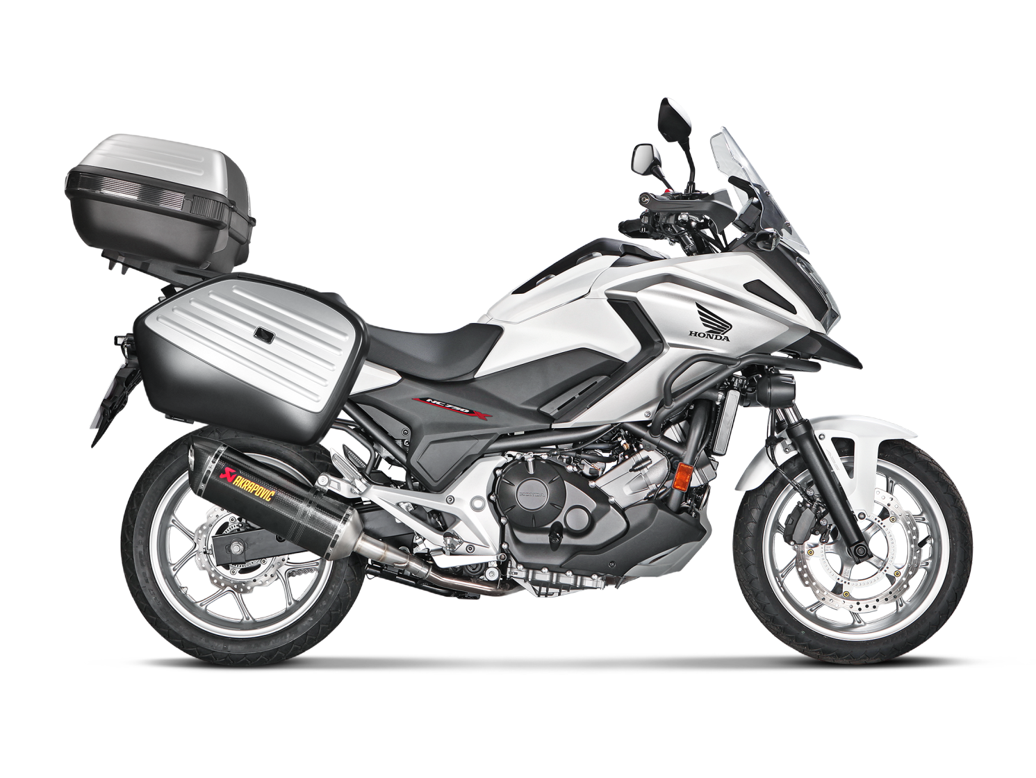 AKRAPOVIC S-H7SO2-HRC Honda NC700 / NC750 (2020+) Slip-On Exhaust (carbon) – Accessories in the 2WheelsHero Motorcycle Aftermarket Accessories and Parts Online Shop