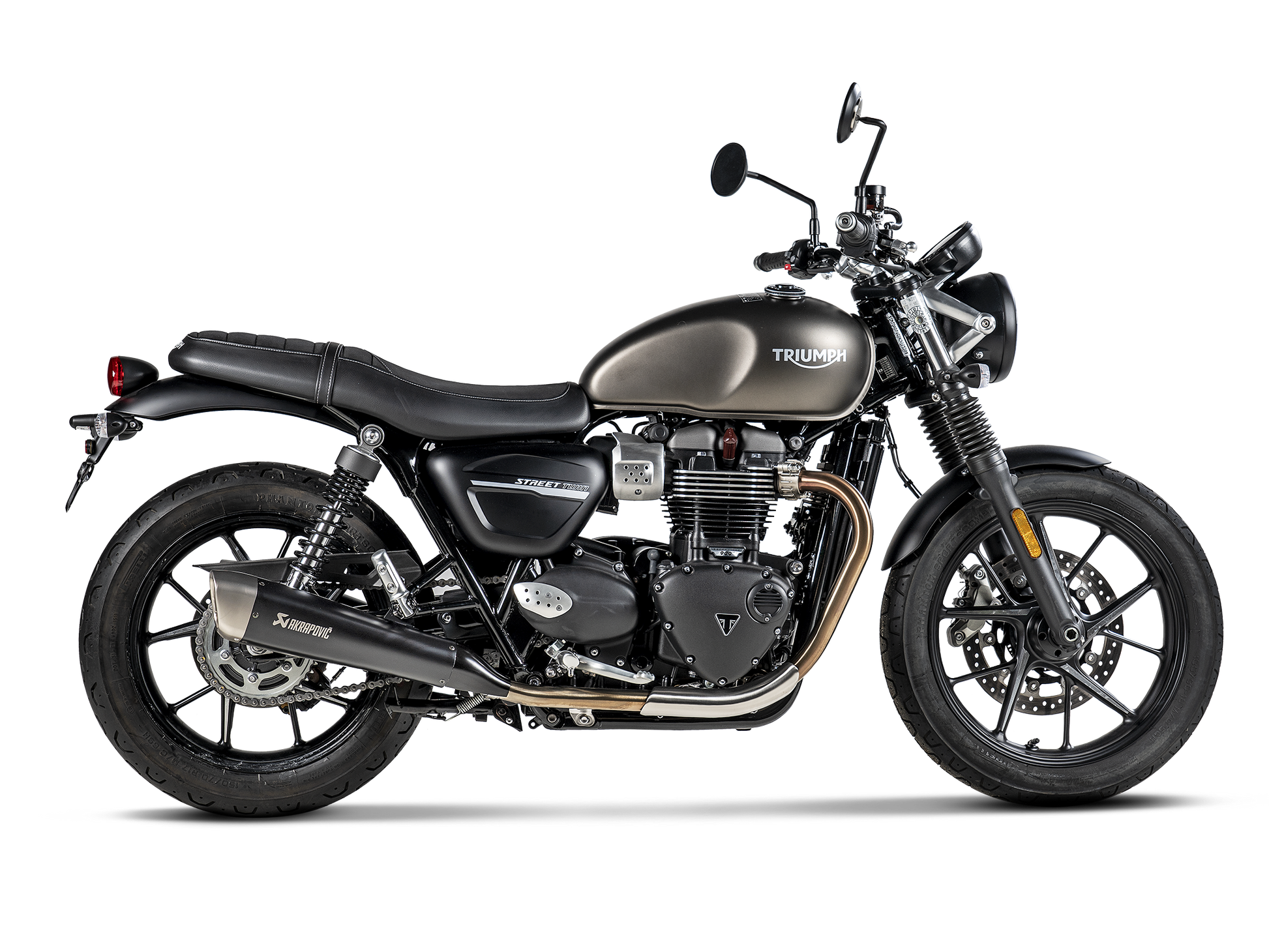 AKRAPOVIC S-T9SO2-HCQTBL Triumph Street Twin (2020+) Slip-On Exhaust (titanium) – Accessories in the 2WheelsHero Motorcycle Aftermarket Accessories and Parts Online Shop
