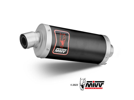 MIVV HU.002 HUSQVARNA NORDEN 901 ( 2022+ ) Slip on Exhaust "DAKAR" (black; approved) – Accessories in the 2WheelsHero Motorcycle Aftermarket Accessories and Parts Online Shop