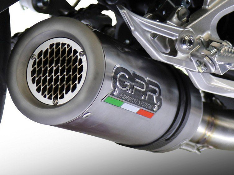 GPR Ducati Monster 821 Slip-on Exhaust "M3 Titanium Natural" (EU homologated)