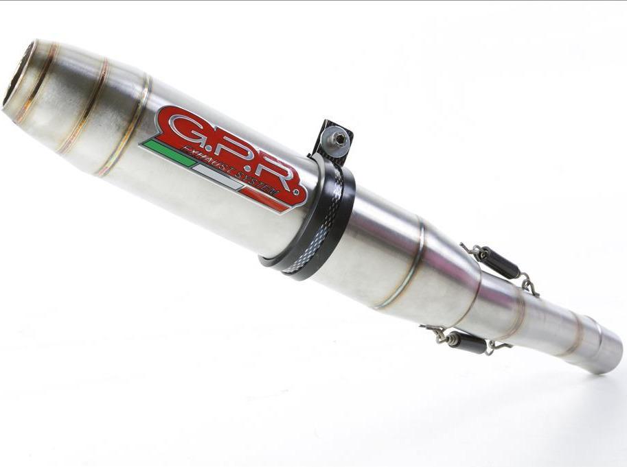 GPR Triumph Speed Triple 955i (02/04) Slip-on Exhaust "Deeptone Inox" (EU homologated)