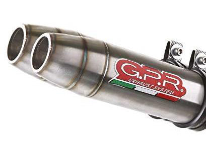 GPR Ducati Monster 696 Dual Slip-on Exhaust "Deeptone Inox" (EU homologated)