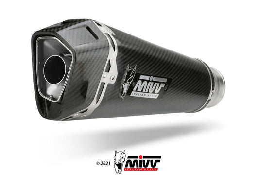 MIVV B.031 BMW S 1000 RR (2017 - 18) Slip-on Exhaust "Delta Race" (carbon; approved) – Accessories in the 2WheelsHero Motorcycle Aftermarket Accessories and Parts Online Shop