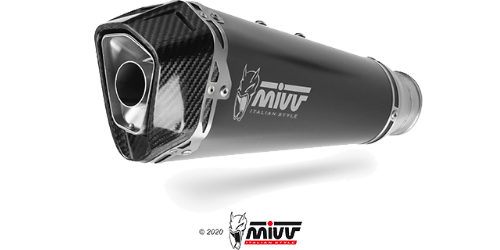 MIVV B.035 BMW G 310 GS (2017+) Full System Exhaust "Delta Race" (black; approved) – Accessories in the 2WheelsHero Motorcycle Aftermarket Accessories and Parts Online Shop