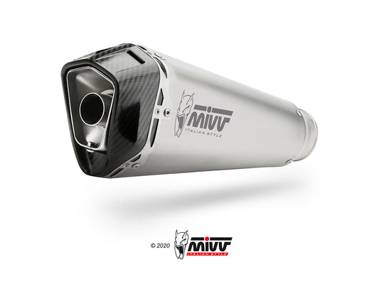 MIVV H.084 HONDA CB 500 X ( 2021+ ) Slip On Exhaust "Delta Race" (stainless steel; approved) – Accessories in the 2WheelsHero Motorcycle Aftermarket Accessories and Parts Online Shop
