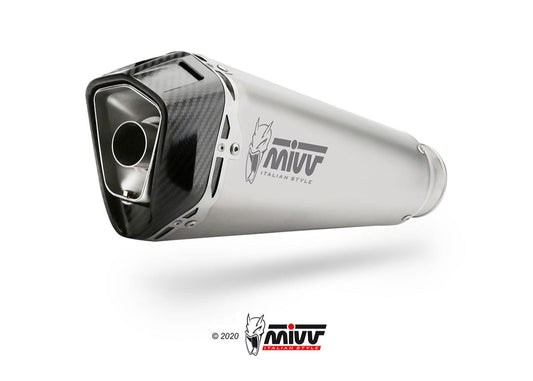 MIVV D.043 Ducati Hypermotard 939 (16/18) Slip-on Exhaust "Delta Race" (stainless steel; approved) – Accessories in the 2WheelsHero Motorcycle Aftermarket Accessories and Parts Online Shop
