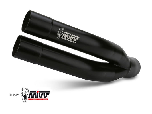 MIVV K.052 KAWASAKI Z900 ( 2020+ ) Slip-on Exhaust "Double Gun" (black; not approved) – Accessories in the 2WheelsHero Motorcycle Aftermarket Accessories and Parts Online Shop