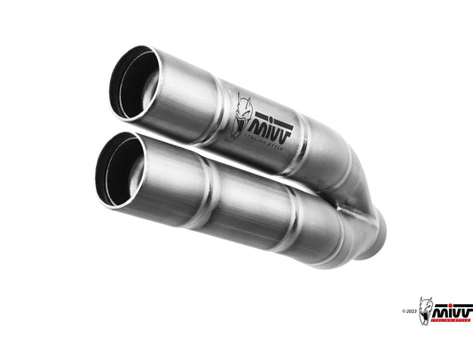 MIVV D.037 Ducati Multistrada 1200 Enduro (16/18) Slip-on Exhaust "Double Gun" (stainless steel; approved) – Accessories in the 2WheelsHero Motorcycle Aftermarket Accessories and Parts Online Shop
