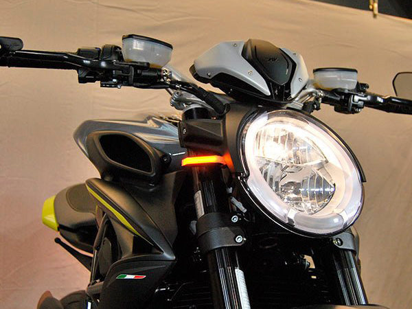 NEW RAGE CYCLES MV Agusta Dragster 800 (2018+) LED Front Turn Signals
