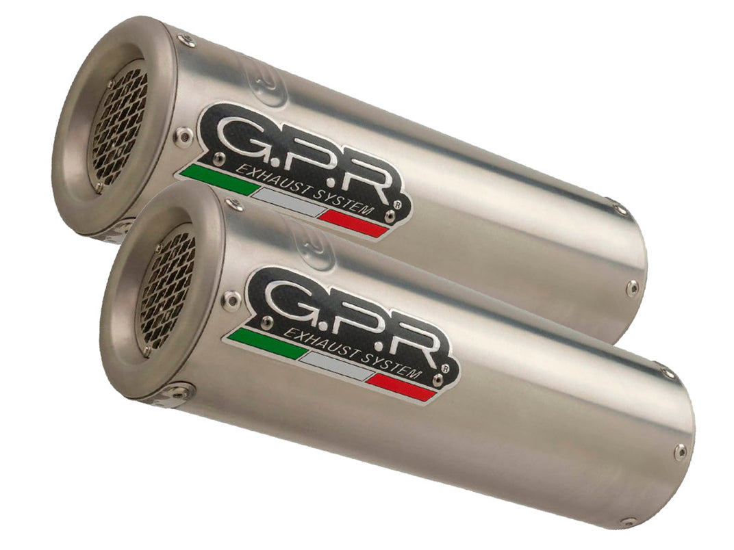 GPR Yamaha YZF-R1 (09/14) Dual Slip-on Exhaust "M3 Titanium Natural" (EU homologated)
