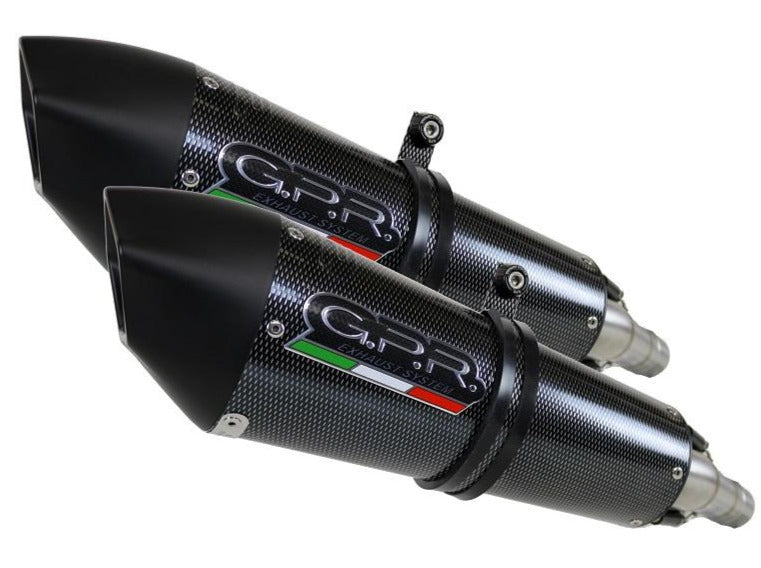 GPR Kawasaki Z1000 (10/14) Dual Slip-on Exhaust "GPE Anniversary Poppy" (EU homologated)