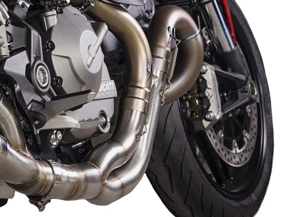 QD EXHAUST Ducati Monster 1200 / 821 (17/21) Mid-pipe Valve Eliminator