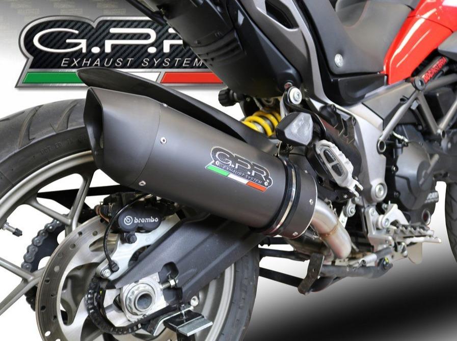 GPR Ducati Multistrada 950 Slip-on Exhaust "Furore Evo 4 Nero" (EU homologated)