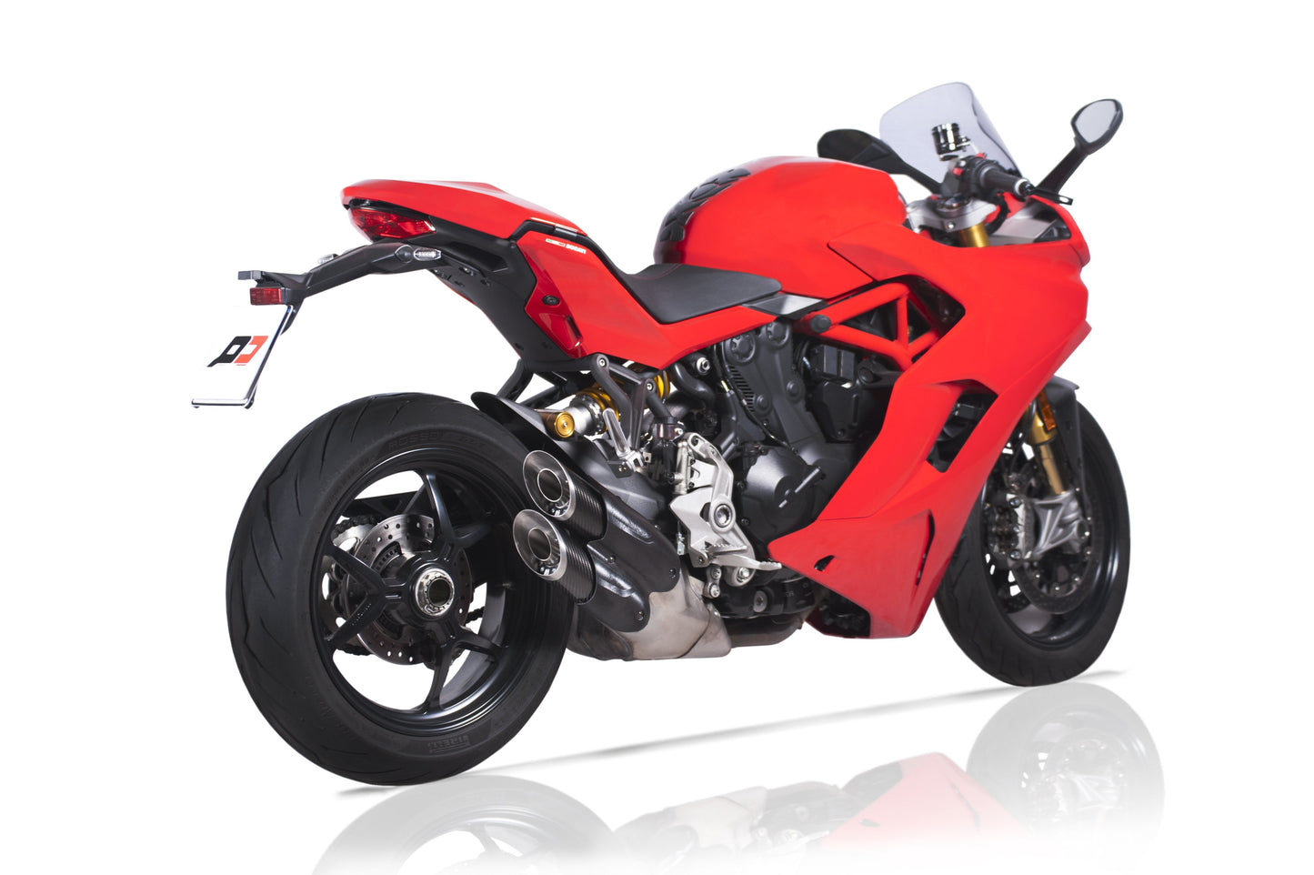 QD EXHAUST Ducati SuperSport 939 Dual Slip-on Exhaust "Twin Monkey" (EU homologated)