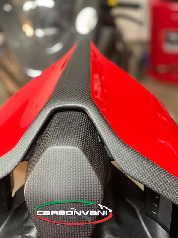 CARBONVANI Ducati Panigale V4 (2018+) Carbon Tail (street version; red)