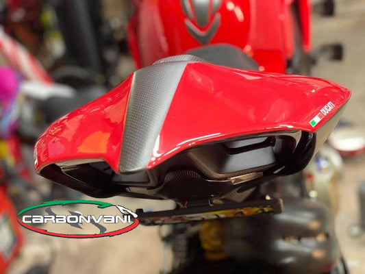 CARBONVANI Ducati Panigale V4 (2018+) Carbon Tail (street version; red)