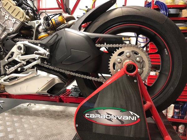 CARBONVANI Ducati Panigale V4 (2018+) Carbon Swingarm Guard (DPS version)