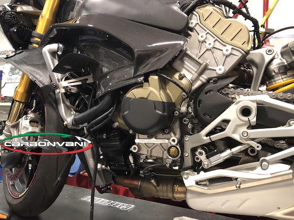 CARBONVANI Ducati Panigale V4 (2018+) Carbon Generator Cover Protector