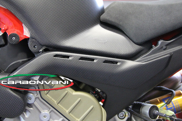 CARBONVANI Ducati Panigale V4 (2018+) Carbon Under Seat Covers (rear subframe)