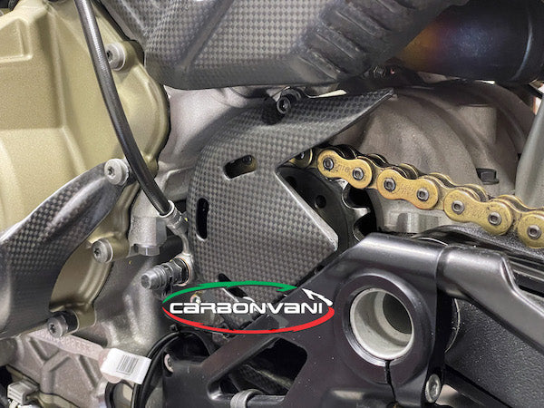 CARBONVANI Ducati Panigale V4 (2018+) Carbon Front Sprocket Cover