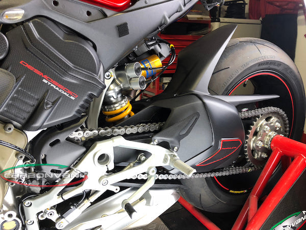 CARBONVANI Ducati Panigale V4 (2018+) Carbon Swingarm Guard (DPR version)