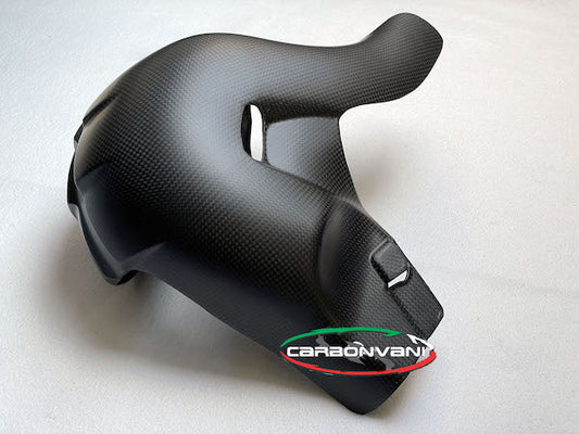 CARBONVANI Ducati Streetfighter V4 (2021+) Carbon Exhaust Collector Guard (Euro 5)