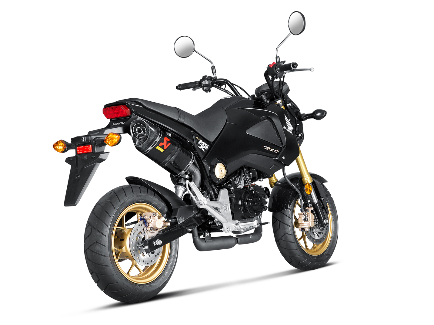 AKRAPOVIC S-H125SO1-HAPC Honda MSX125 / Grom (2015+) Slip-on Exhaust (carbon) – Accessories in the 2WheelsHero Motorcycle Aftermarket Accessories and Parts Online Shop
