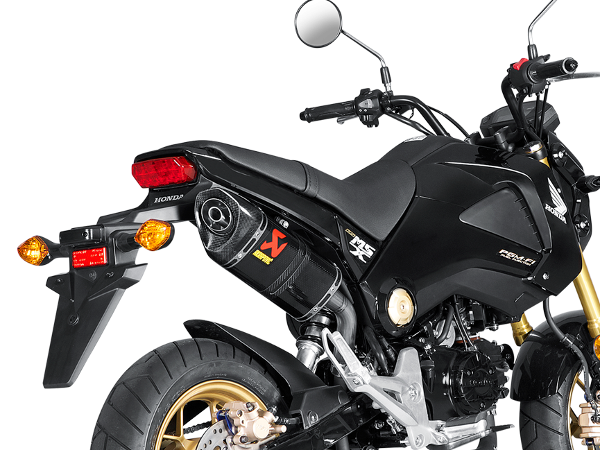 AKRAPOVIC S-H125SO1-HAPC Honda MSX125 / Grom (2015+) Slip-on Exhaust (carbon) – Accessories in the 2WheelsHero Motorcycle Aftermarket Accessories and Parts Online Shop
