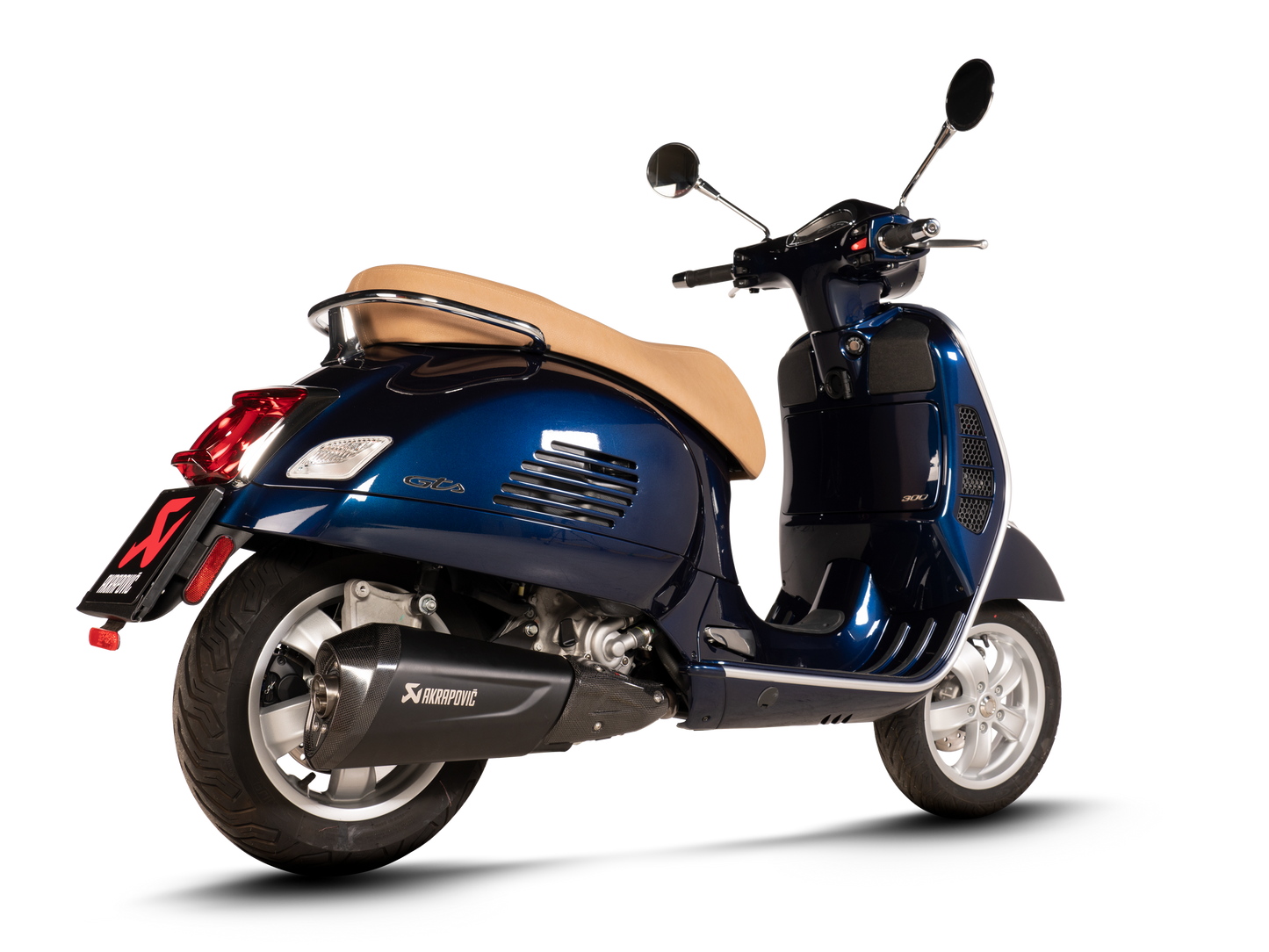 AKRAPOVIC S-VE3SO10-HZDFBL Vespa GTS Super 300 / Sei Giorni / Tech (2021+) Slip-On Exhaust (SS) – Accessories in the 2WheelsHero Motorcycle Aftermarket Accessories and Parts Online Shop