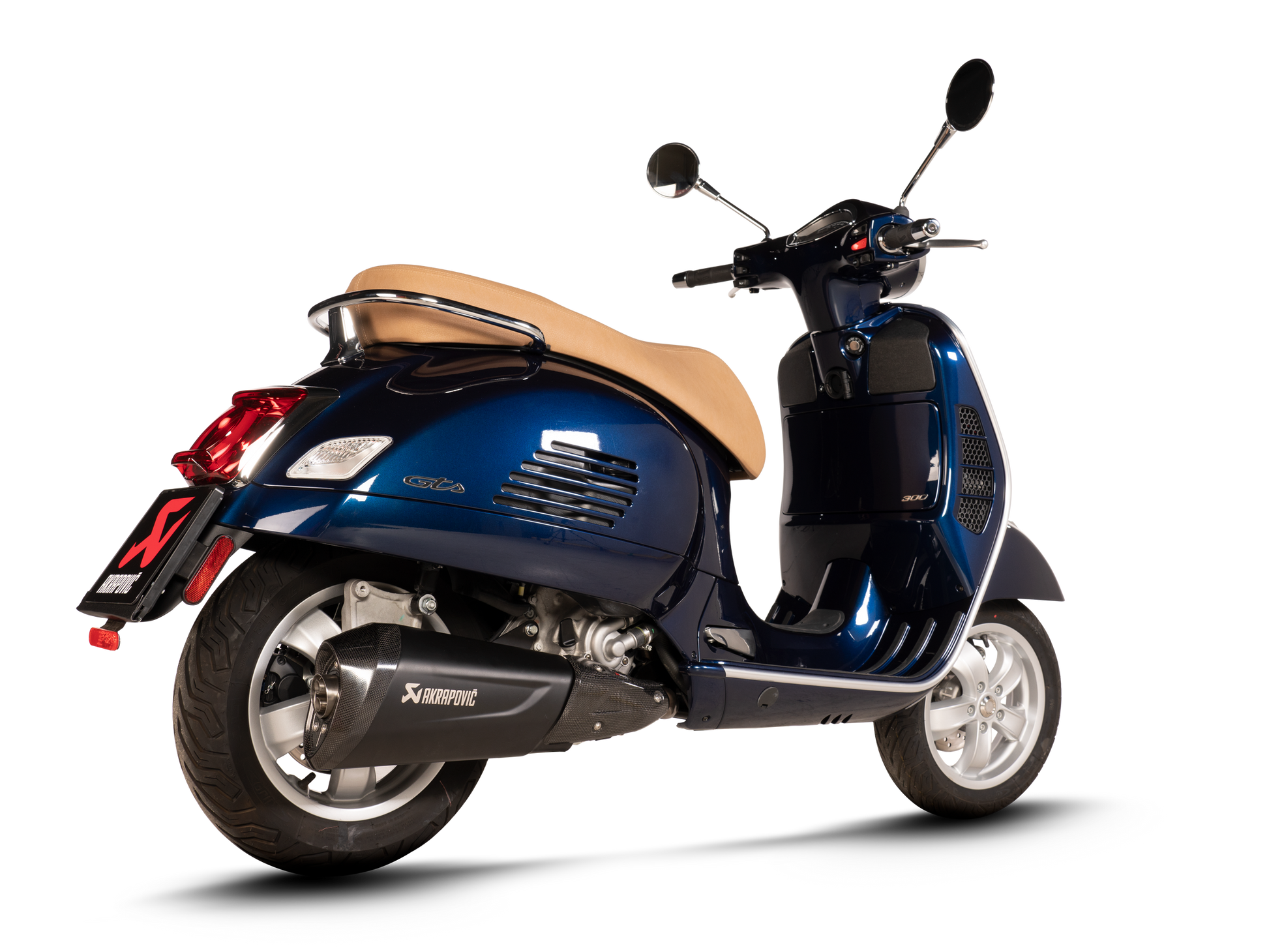 AKRAPOVIC S-VE3SO10-HZDFBL Vespa GTS Super 300 / Sei Giorni / Tech (2021+) Slip-On Exhaust (SS) – Accessories in the 2WheelsHero Motorcycle Aftermarket Accessories and Parts Online Shop