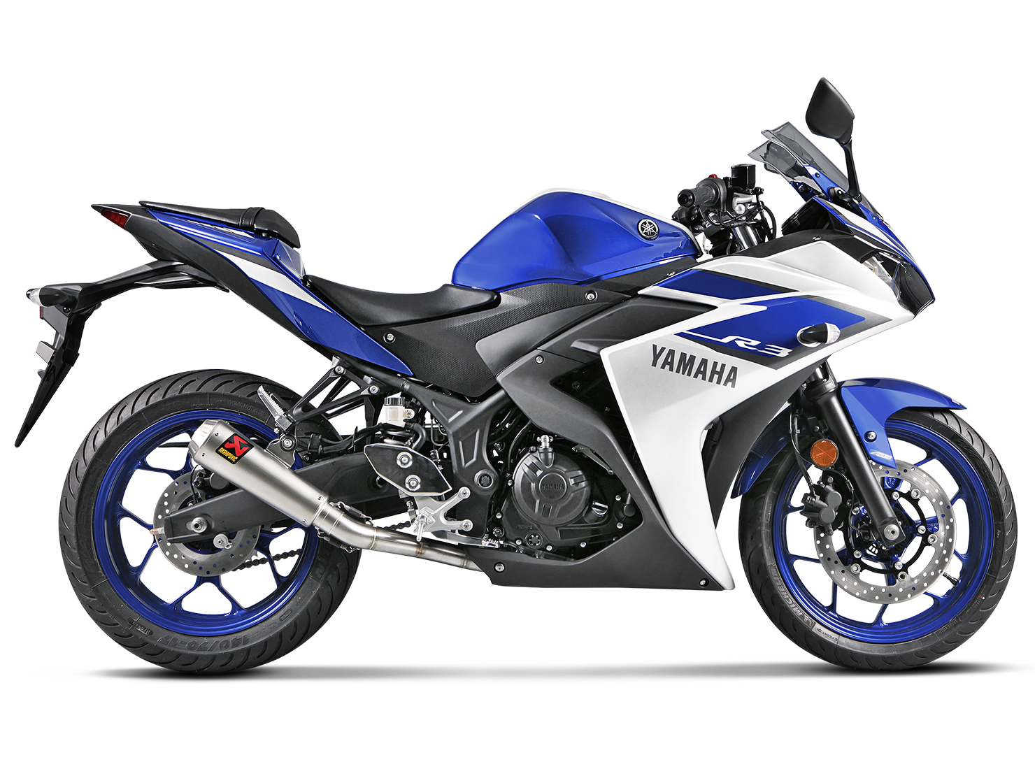 AKRAPOVIC S-Y2R1-CUBSS Yamaha MT-03 / YZF-R3 / R25 Exhaust System "Racing Line" (SS) – Accessories in the 2WheelsHero Motorcycle Aftermarket Accessories and Parts Online Shop