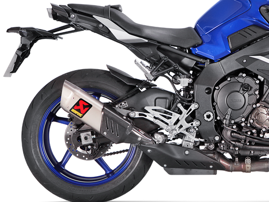 AKRAPOVIC S-Y10SO15-HAPT Yamaha MT-10 / FZ-10 (2021+) Slip-On Exhaust (titanium) – Accessories in the 2WheelsHero Motorcycle Aftermarket Accessories and Parts Online Shop