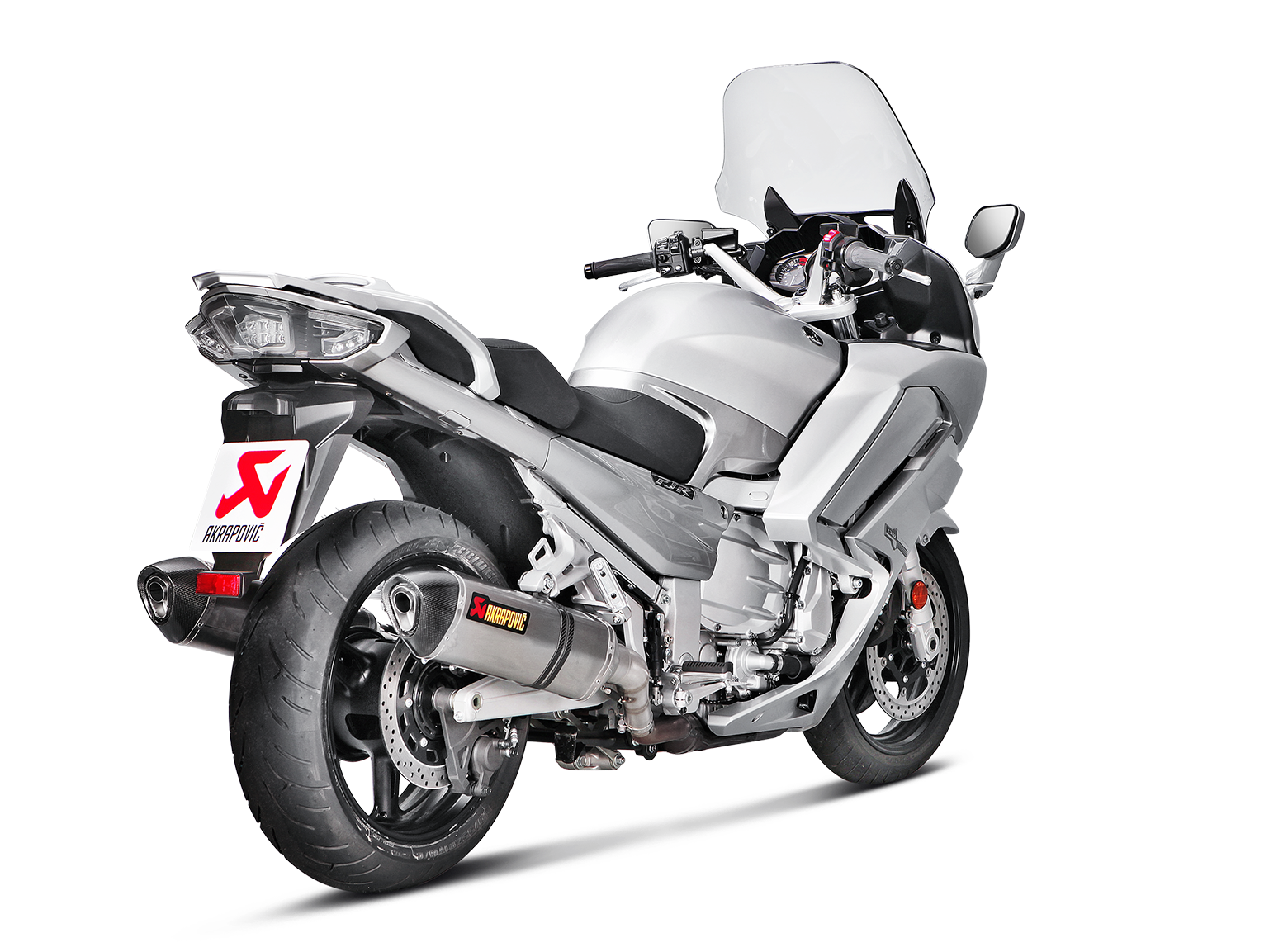 AKRAPOVIC S-Y13SO3-HT Yamaha FJR 1300 (2020+) Slip-On Exhaust (titanium) – Accessories in the 2WheelsHero Motorcycle Aftermarket Accessories and Parts Online Shop
