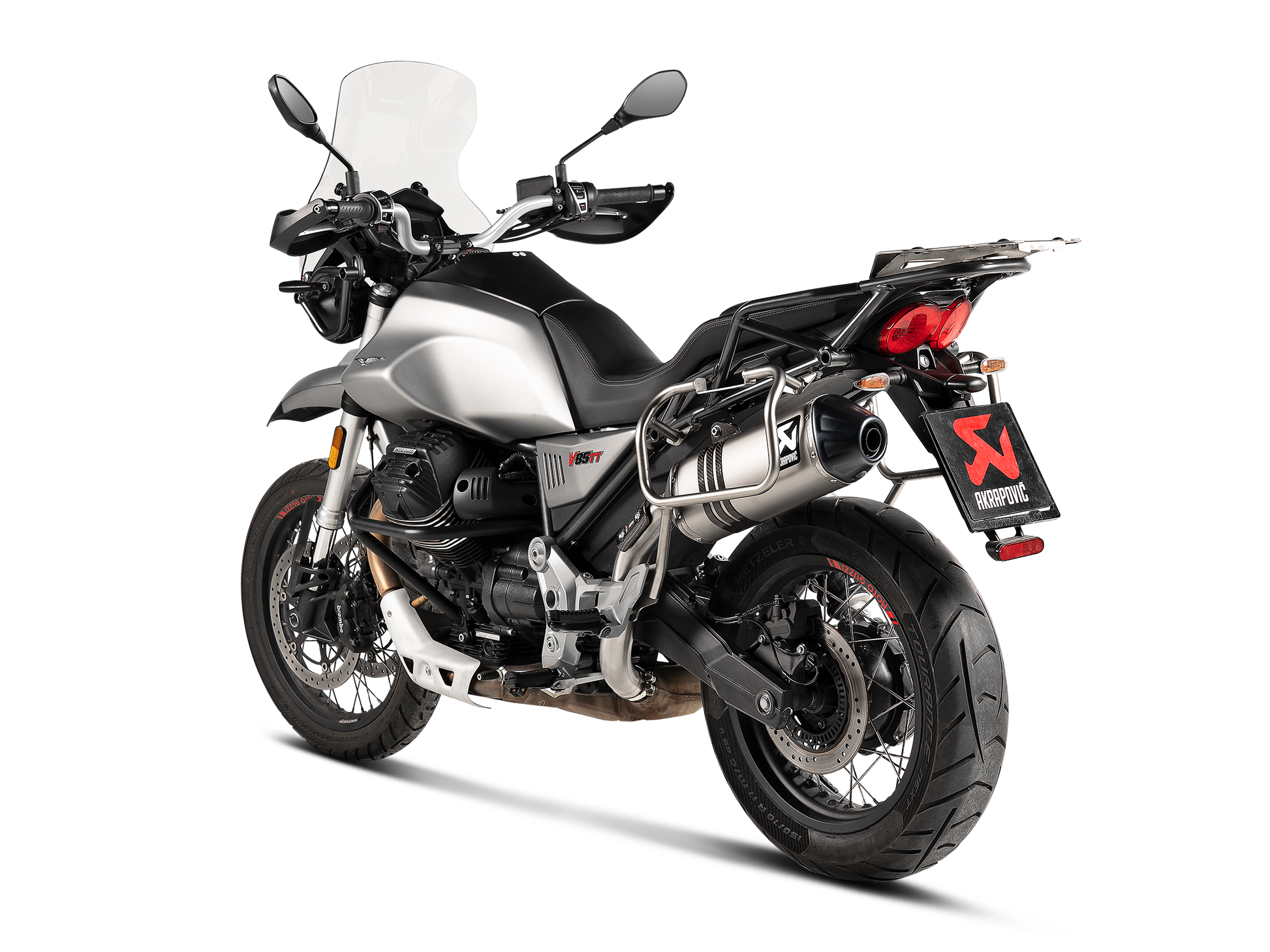 AKRAPOVIC S-MG8SO2-HFTT Moto Guzzi V85 TT (2024+) Slip-On Exhaust (titanium) – Accessories in the 2WheelsHero Motorcycle Aftermarket Accessories and Parts Online Shop