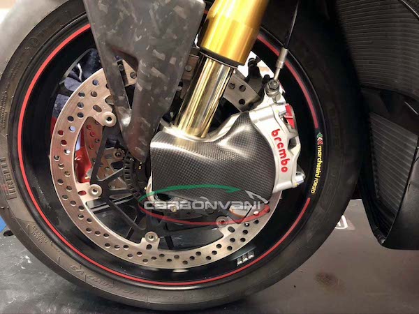 CARBONVANI Ducati Panigale V4 (2018+) Carbon Front Brake Cooler System (CV version)