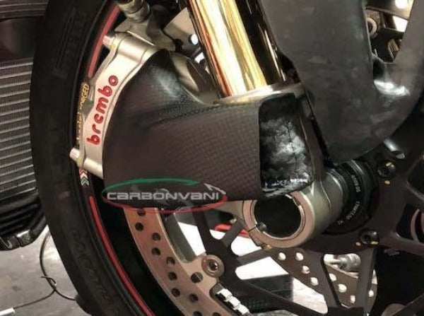 CARBONVANI Ducati Streetfighter V2 (2022+) Carbon Front Brake Cooler System CV (for Ohlins fork)
