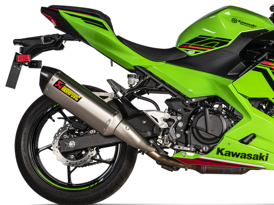 AKRAPOVIC S-K4SO7-HRT Kawasaki Ninja 400 (2024+) Slip-on Exhaust (titanium) – Accessories in the 2WheelsHero Motorcycle Aftermarket Accessories and Parts Online Shop