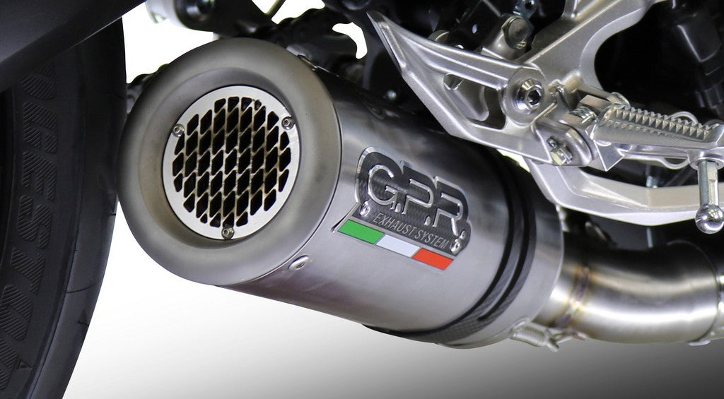 GPR Honda VFR800X Crossrunner (17/19) Slip-on Exhaust "M3 Titanium Natural" (EU homologated)