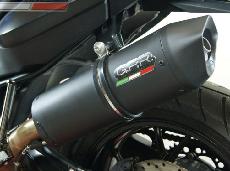 GPR Triumph Speed Triple 1050 (05/10) 3 to 2 Slip-on Exhaust "Furore Nero" (EU homologated)