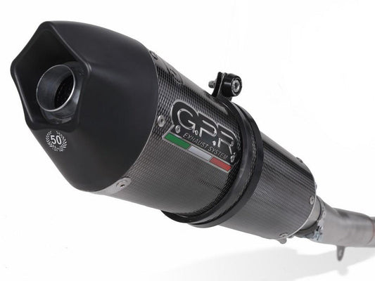 GPR Aprilia Dorsoduro 750 Dual Slip-on Exhaust "GPE Anniversary Poppy" (EU homologated)