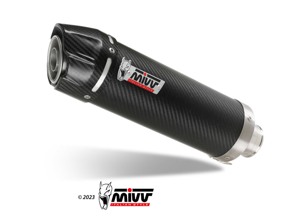 MIVV H.043 HONDA CBR 125 R ( 2004 / 10 ) Full System Exhaust "GP" (carbon + cap; approved) – Accessories in the 2WheelsHero Motorcycle Aftermarket Accessories and Parts Online Shop