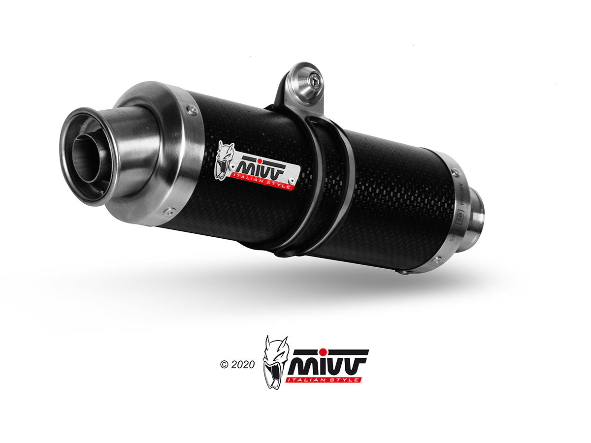 MIVV K.010 KAWASAKI Z 1000 ( 2003 / 06 ) Dual Slip On Exhaust "GP" (carbon; approved) – Accessories in the 2WheelsHero Motorcycle Aftermarket Accessories and Parts Online Shop