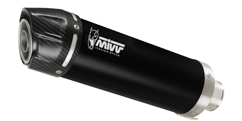 MIVV H.062 HONDA CB 500 F ( 2016 / 18 ) Slip On Exhaust "GP" (black + carbon cap; approved) – Accessories in the 2WheelsHero Motorcycle Aftermarket Accessories and Parts Online Shop